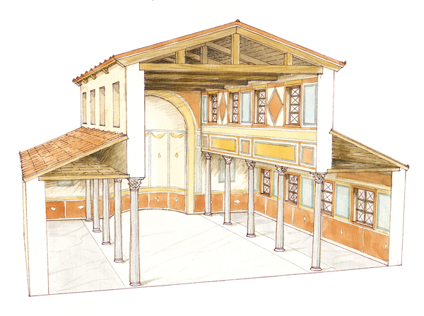 Roman basilica von Fernando Aznar Cenamor