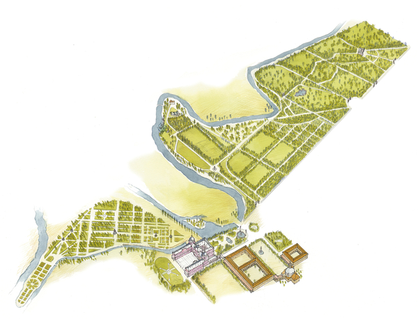 Royal Palace and gardens. Aranjuez, Spain von Fernando Aznar Cenamor