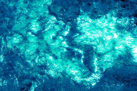 Light blue and blue sea designs