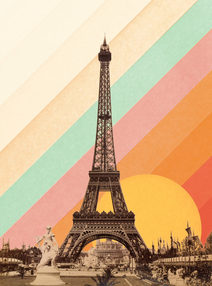Eiffel Tower Rainbow von Florent Bodart