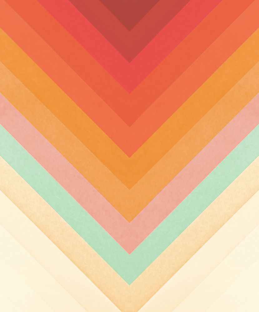 Rainbow Chevrons von Florent Bodart