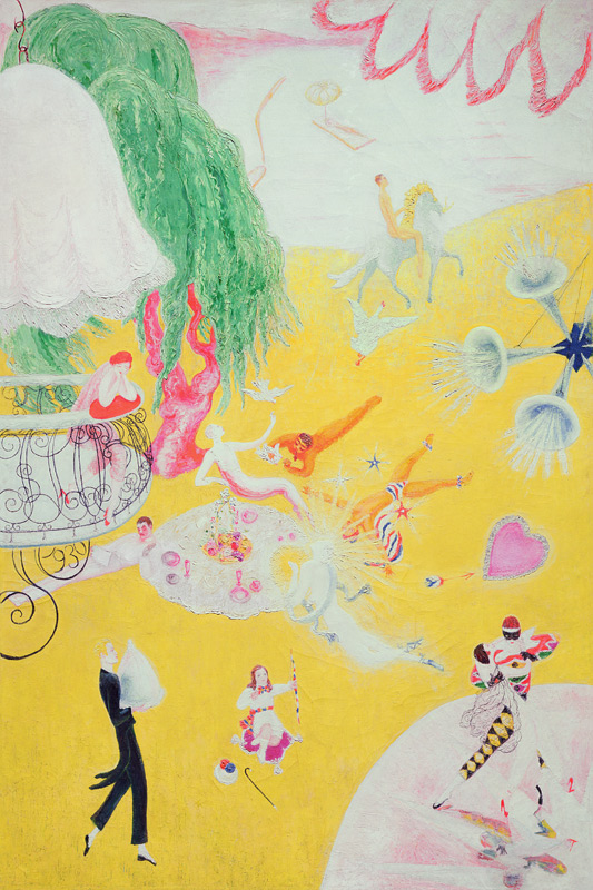 Love Flight of a Pink Candy Heart von Florine Stettheimer