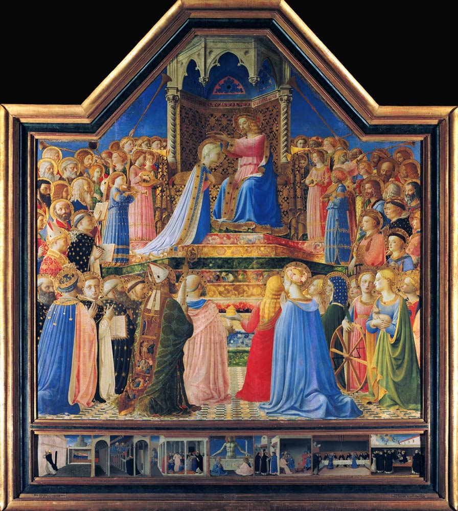 Die Marienkrönung von Fra Beato Angelico