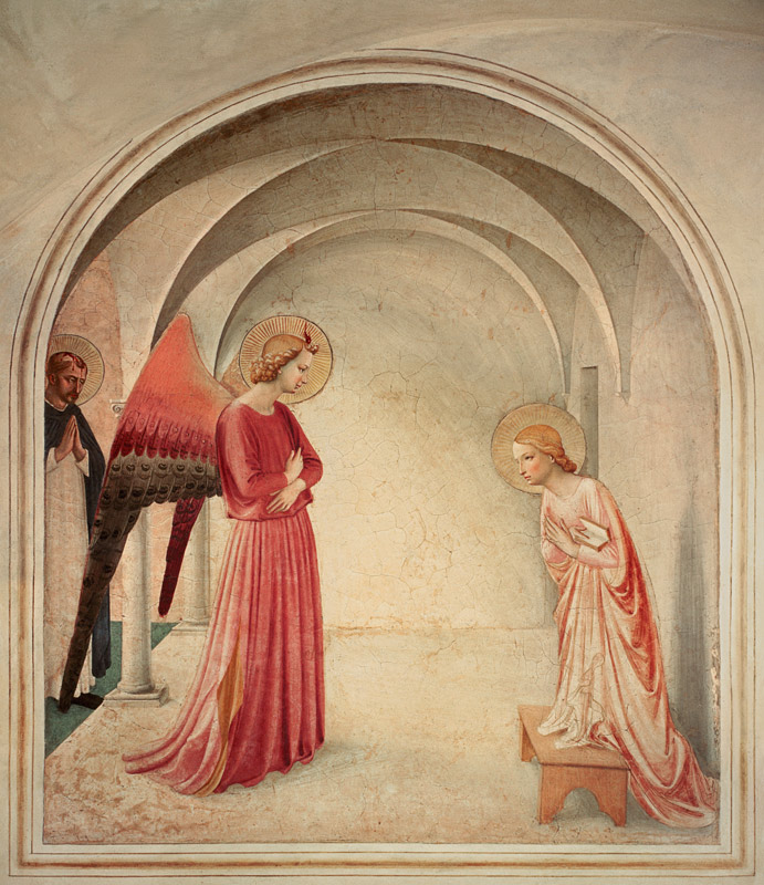 Die Verkündigung an Maria von Fra Beato Angelico