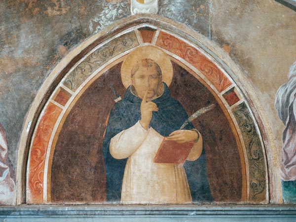 St. Peter Martyr asking for Silence (fresco) von Fra Beato Angelico