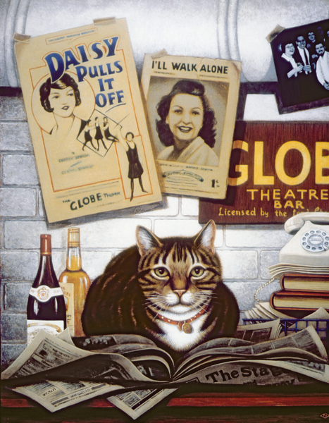 Beerbohm, the theatre cat von Frances Broomfield