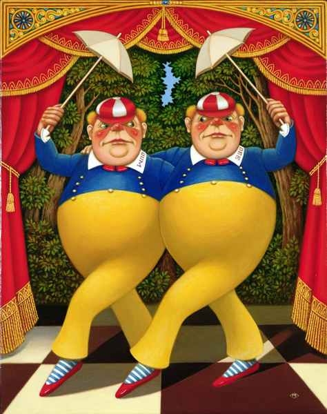 Tweedledum and Tweedledee von Frances Broomfield