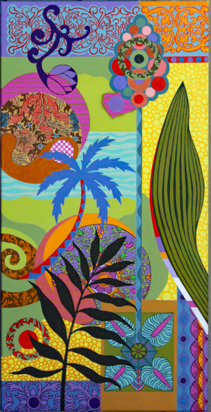 Blue Palm von Frances Ferdinands