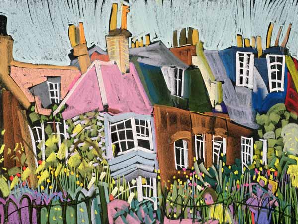 Relaxing in the Herb Garden, Greenwich Park, London von  Frances  Treanor