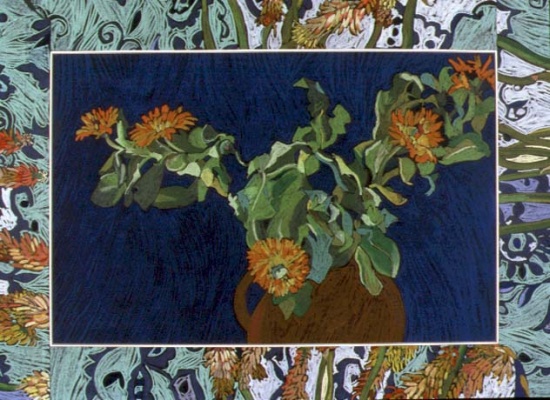 Marigold - Red Hot Poker von  Frances  Treanor