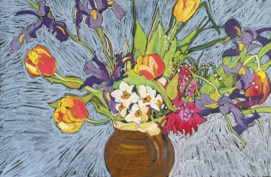 Spring Flowers von  Frances  Treanor
