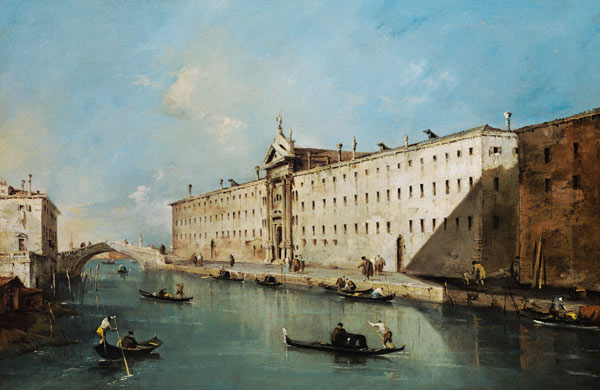 Rio dei Mendicanti  von Francesco Guardi