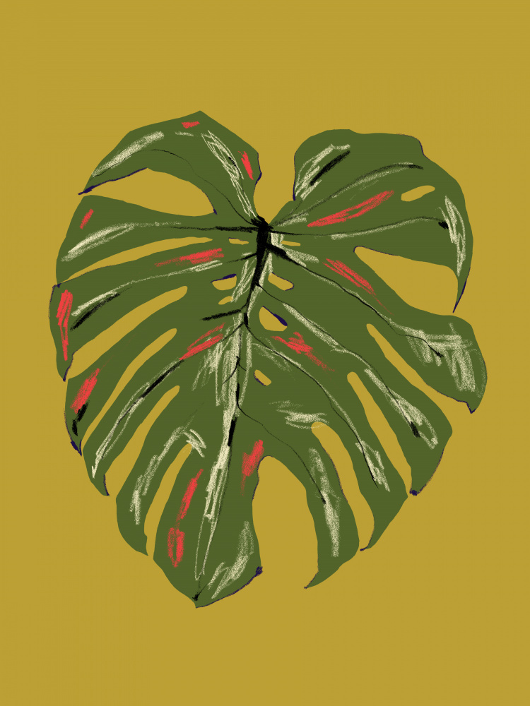 Monstera Leaf Green von Francesco Gulina