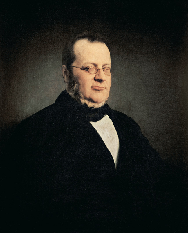 Count Camillo Cavour (1810-61) von Francesco Hayez