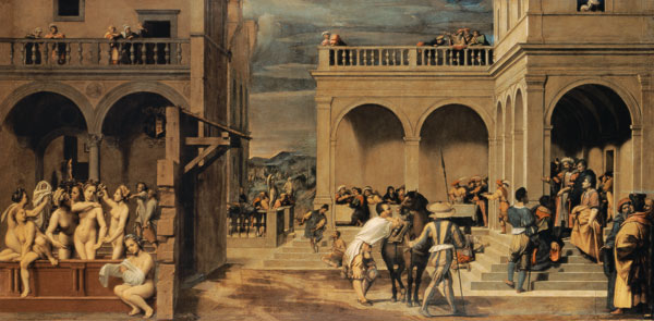 Der Uriasbrief von Franciabigio eigentl. Francesco di Cristofano Big