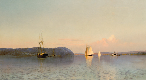 Late Afternoon, Haverstraw Bay von Francis Augustus Silva