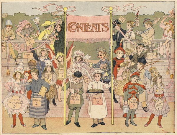 Bedfords Book of Shops: Contents page von Francis Donkin Bedford