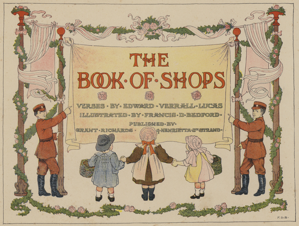 Bedfords Book of Shops: Title-page von Francis Donkin Bedford