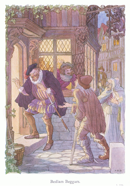 Bedlam Beggars von Francis Donkin Bedford