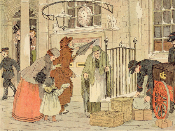 The Post Office, from The Book of Shops von Francis Donkin Bedford