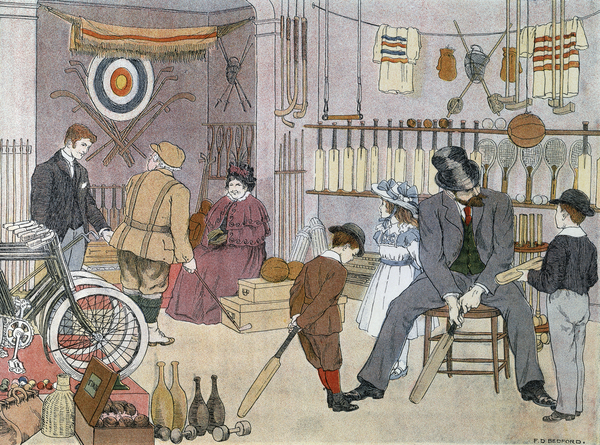 The Sports Shop, from The Book of Shops von Francis Donkin Bedford