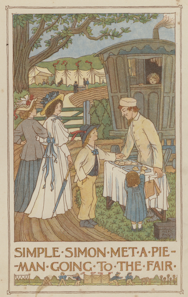 Simple Simon met a pieman going to the fair von Francis Donkin Bedford