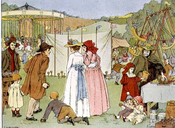 The Fairground, from The Book of Shops von Francis Donkin Bedford