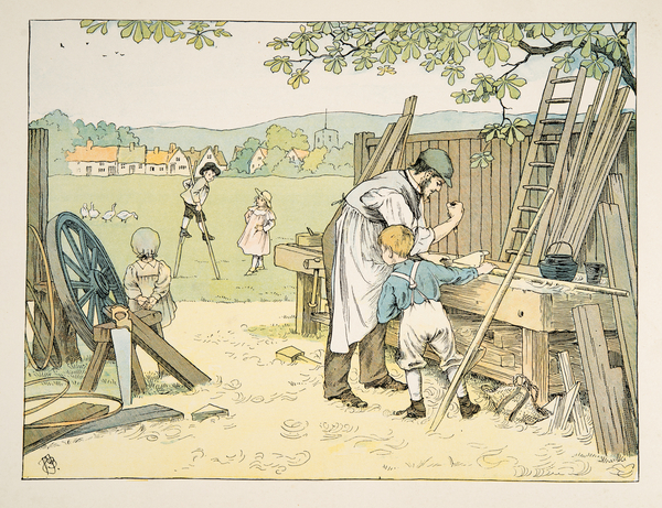 The Carpenter, from Four and Twenty Toilers von Francis Donkin Bedford