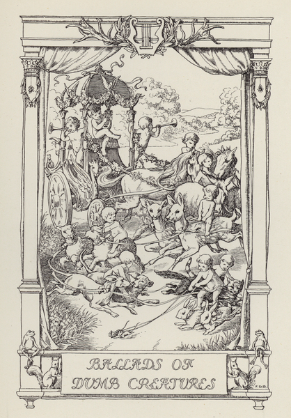 Another Book of Verses for Children: Ballads of Dumb Creatures von Francis Donkin Bedford