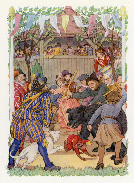Merrie England: Baiting the Bear von Francis Donkin Bedford