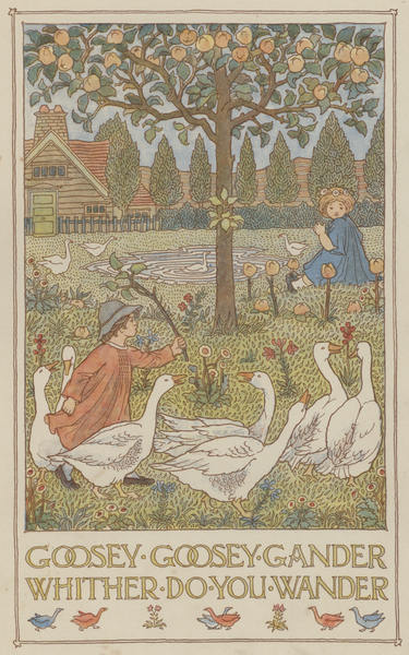 Goosey goosey gander whither do you wander von Francis Donkin Bedford