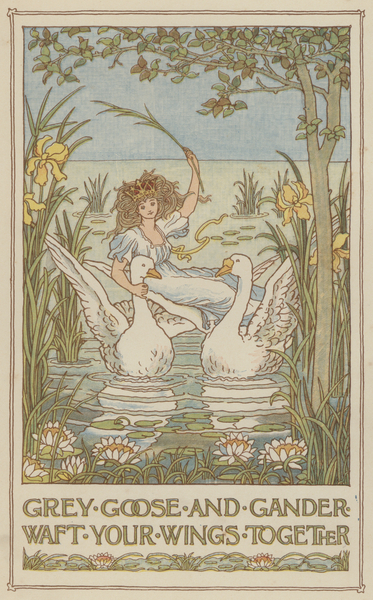 Grey goose and gander waft your wings together von Francis Donkin Bedford