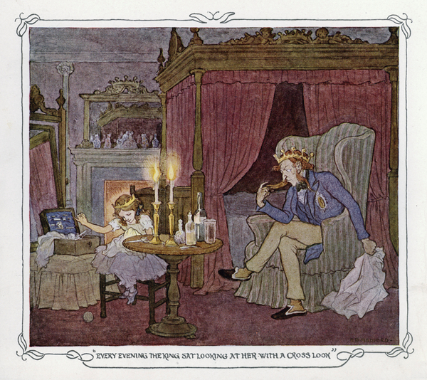 Illustration for The Magic Fishbone by Charles Dickens von Francis Donkin Bedford