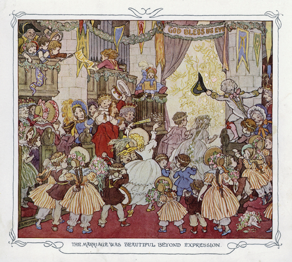 Illustration for The Magic Fishbone by Charles Dickens von Francis Donkin Bedford