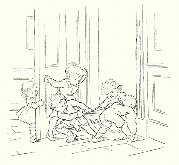 Illustration for The Magic Fishbone by Charles Dickens von Francis Donkin Bedford