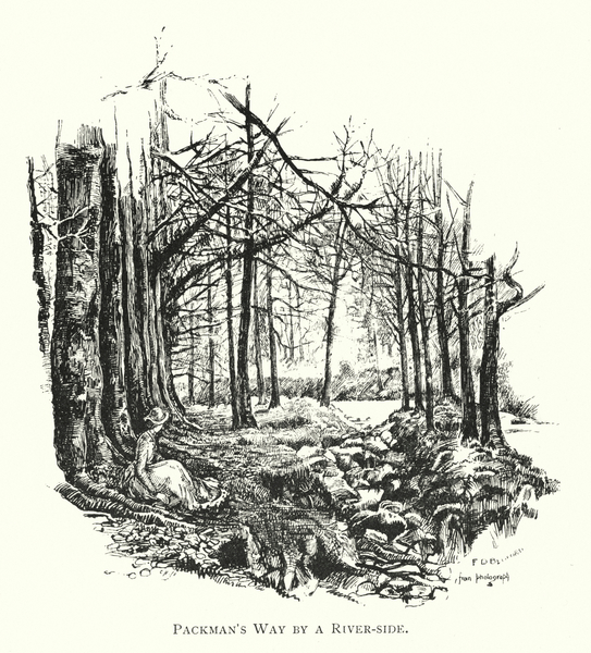 Packmans Way by a River-side von Francis Donkin Bedford