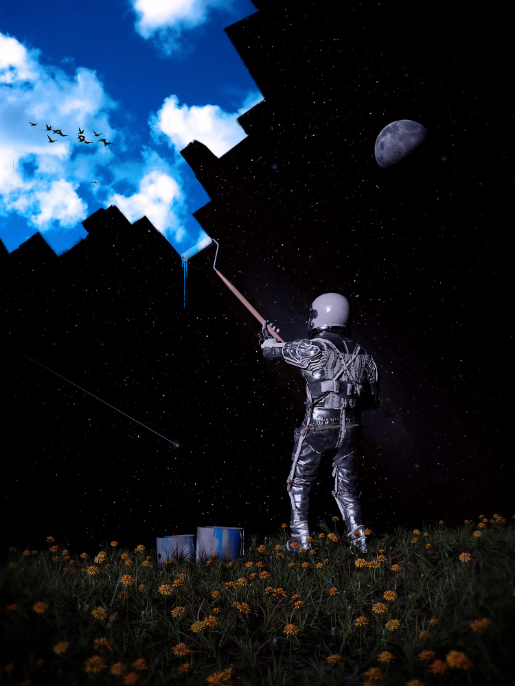 Hello Blue Sky von Francis Minoza