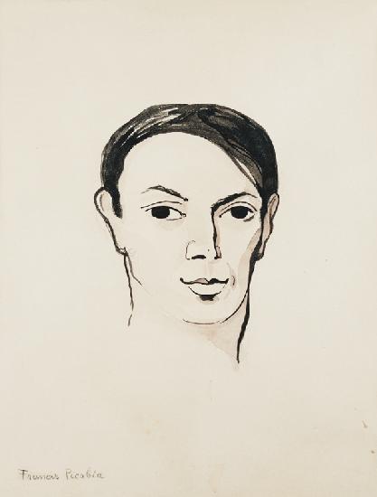 Portrait of Pablo Picasso, Portrait de Pablo Picasso, c. 1902-1905