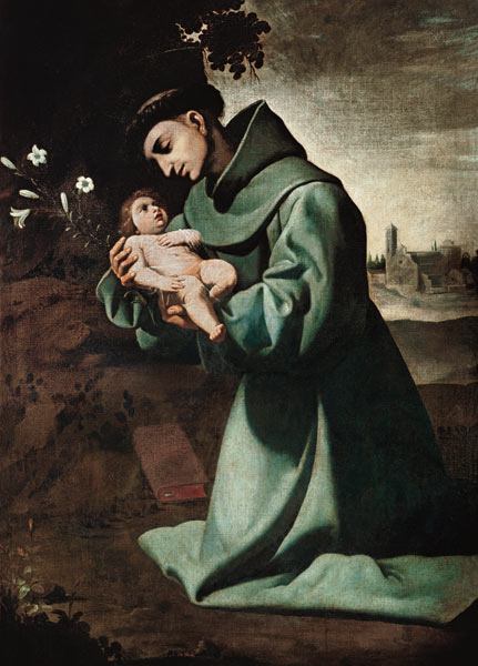 Zurbaran, Der hl.Antonius von Francisco de Zurbarán (y Salazar)