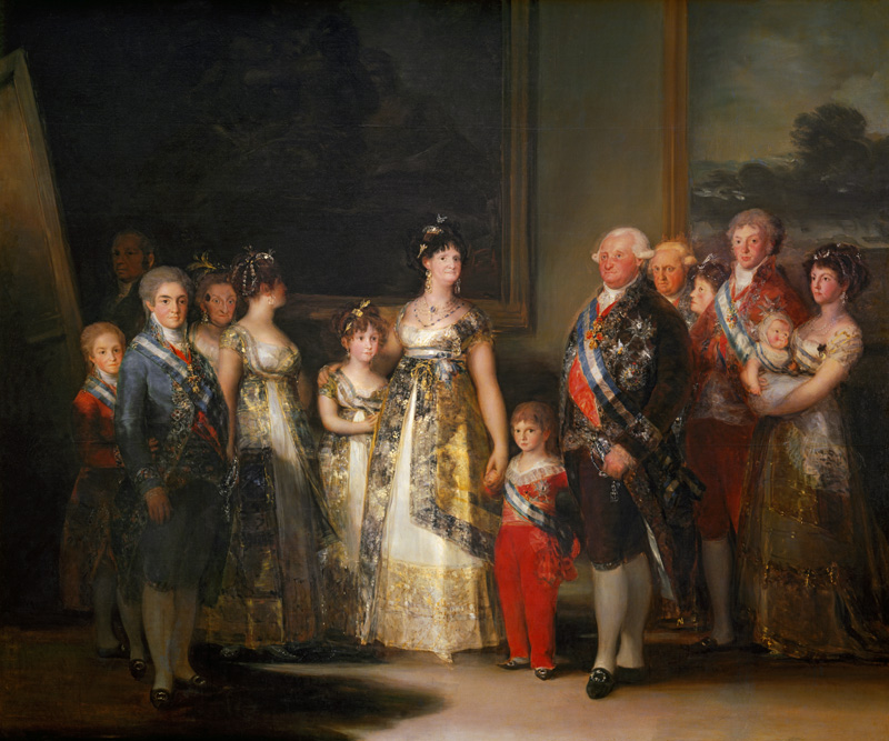 Charles IV (1748-1819) and his family von Francisco José de Goya