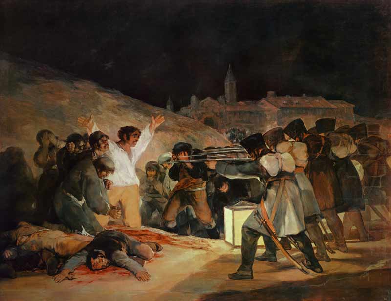 Die Erschießung der Aufständischen von Francisco José de Goya