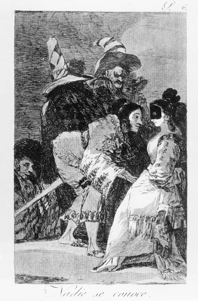 Nadie se conoce von Francisco José de Goya