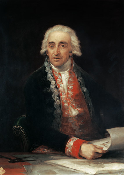 Bildnis des Juan de Villanueva. von Francisco José de Goya