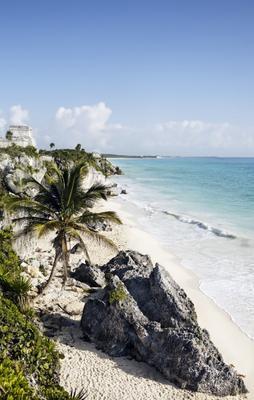 mayan archeologic site of tulum