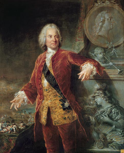 Germain Pichault de la Martiniere (1697-1783) von Francois Adrien Grasognon Latinville