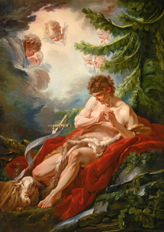 Der hl. Johannes der Täufer von François Boucher
