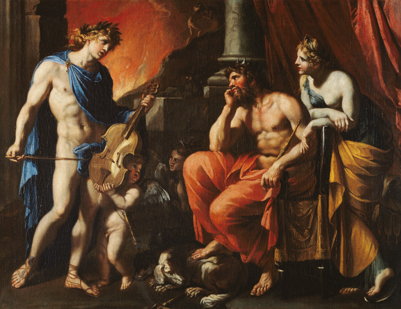 Orpheus before Pluto and Persephone von François Bourguignon Perrier