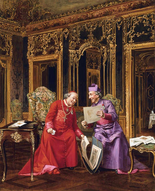 Die Kunstsammler. von Francois Brunery