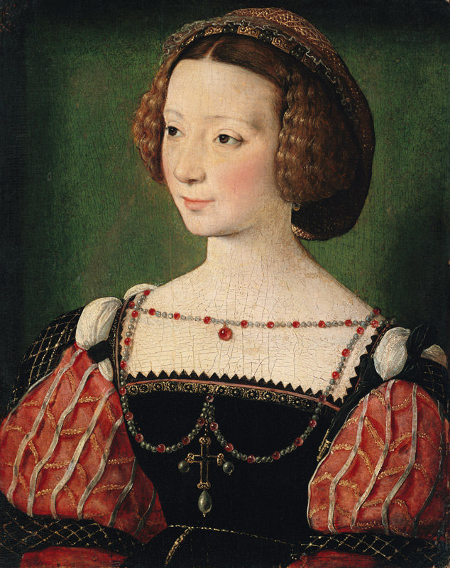 Bildnis der Beatrix Pacheco, Gräfin von Montbel und Entremonts von François Clouet