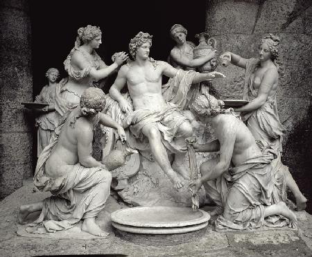 Apollo Tended by the Nymphs, intended for the Grotto of Thetis executed with the assistance of Thoma